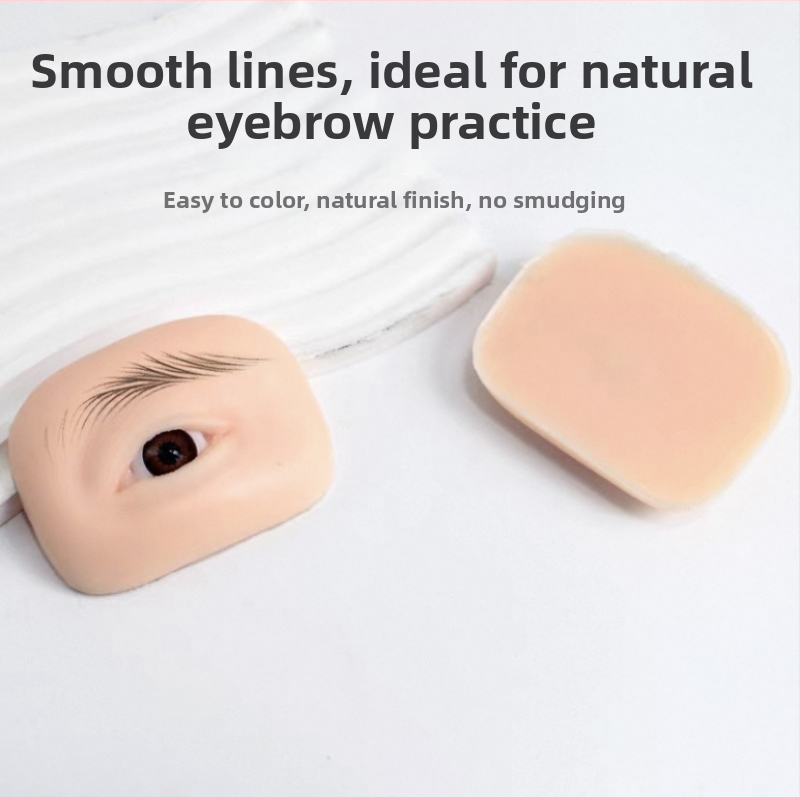 5D stereo modelis antakiams ir akims, su akimis, minkštas silikonas pratimams ir grafting