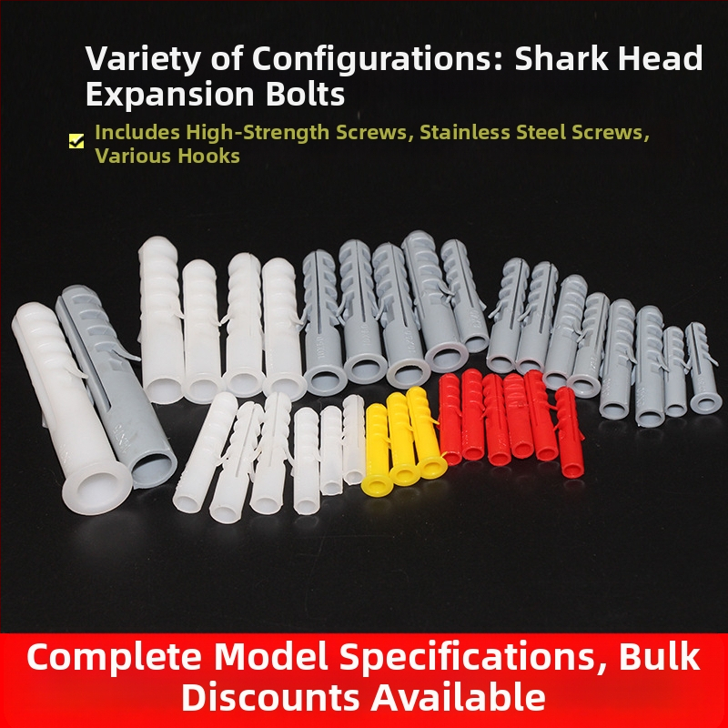 BK Beikun plastikinis išsiplėtimo vamzdelis, medžiaga PE, vidinis skersmuo 4,2 mm, suderinama su varžtais