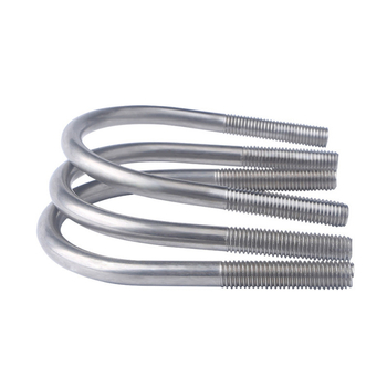 U-σφιγκτήρας σωλήνων, New Cedar, θερμογαλβανισμένος, χάλυβας άνθρακα Q235, DIN 3570-1972, κατηγορία 8.8