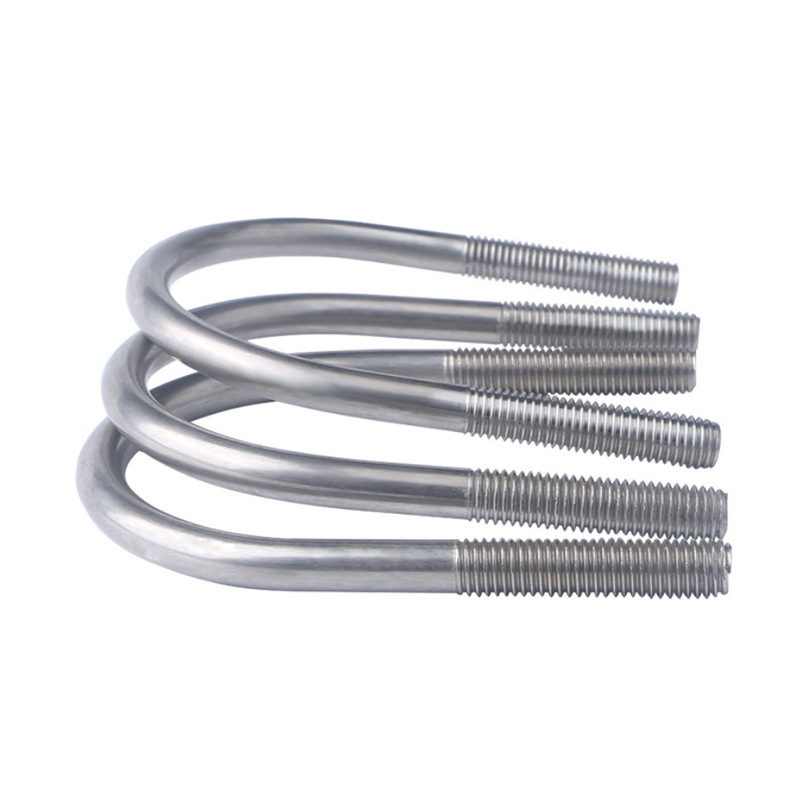 U-σφιγκτήρας σωλήνων, New Cedar, θερμογαλβανισμένος, χάλυβας άνθρακα Q235, DIN 3570-1972, κατηγορία 8.8