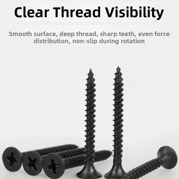 Samořezné skrutky so zapustenou hlavou, fosfátované, oceľ 1022, trieda 8,8, norma GB/T 14210-1993