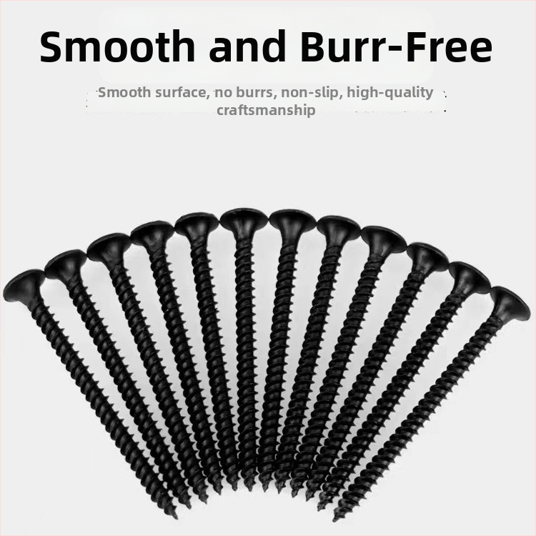 Pašgriežņu skrūves ar konusveida galvu, fosfatētas, oglekļa tērauds 1022, klase 8,8, standarts GB/T 14210-1993