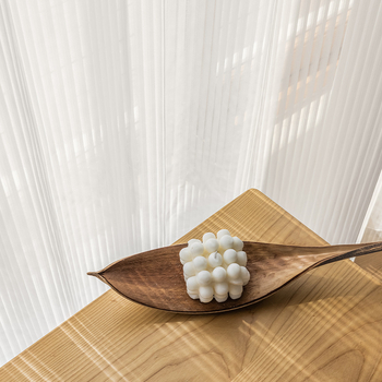 Japāņu stila vertikālā aizkare, daļēji caurspīdīgs poliester audums, 95/5 sastāvs, moderns dekors