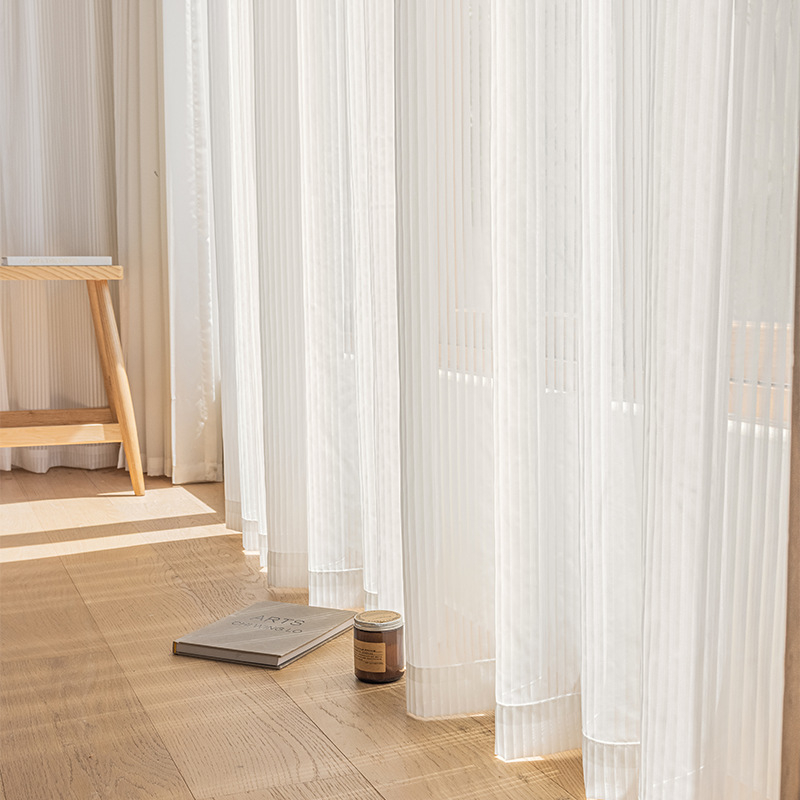 Japāņu stila vertikālā aizkare, daļēji caurspīdīgs poliester audums, 95/5 sastāvs, moderns dekors