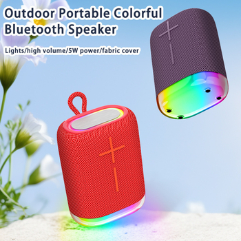 Bluetooth kõlar RGB-valgustusega, sisseehitatud aku 1000-1200 mAh, 5W, Bluetooth 5.0, sagedusvahemik 20 Hz-20 kHz