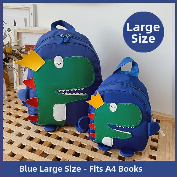 Laste dinosaurusega seljakott – hingav, kulumiskindel, unisex, koolile, polüestri vooder