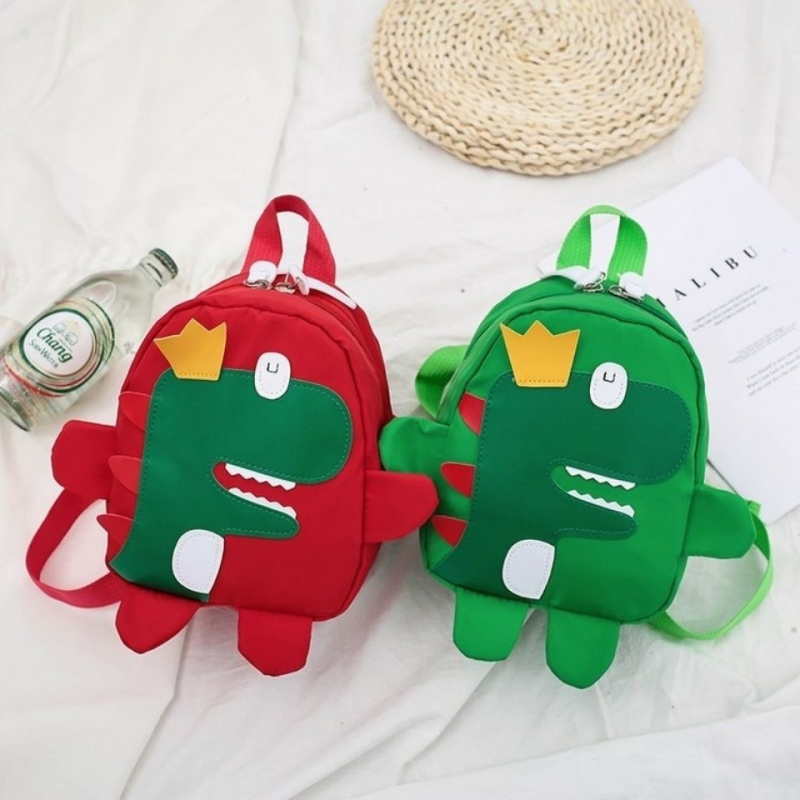 Laste dinosaurusega seljakott – hingav, kulumiskindel, unisex, koolile, polüestri vooder