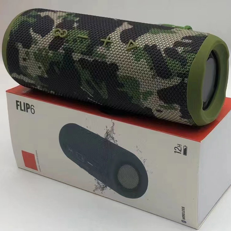 Prijenosni Bluetooth zvučnik Flip6 s dvostrukim 5W driverima, izlazna snaga 10W, Bluetooth 5.3, frekvencijski raspon 100Hz-20kHz, SNR ≥95dB