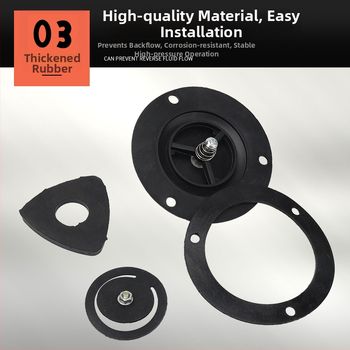 Spodná klapka vodného čerpadla na benzín a spätná klapka, liatina, filter