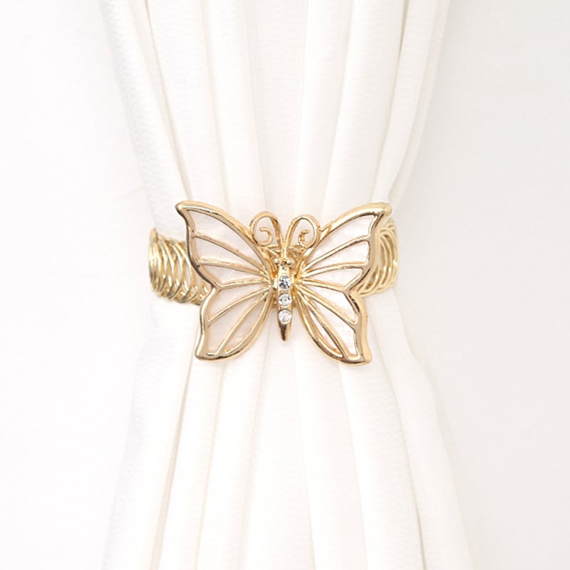 Fém függönyklipsz rugós automatikus összehúzással – Fan Yutong, modern egyszerű stílus, függöny tartozék