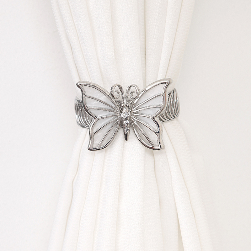 Fém függönyklipsz rugós automatikus összehúzással – Fan Yutong, modern egyszerű stílus, függöny tartozék