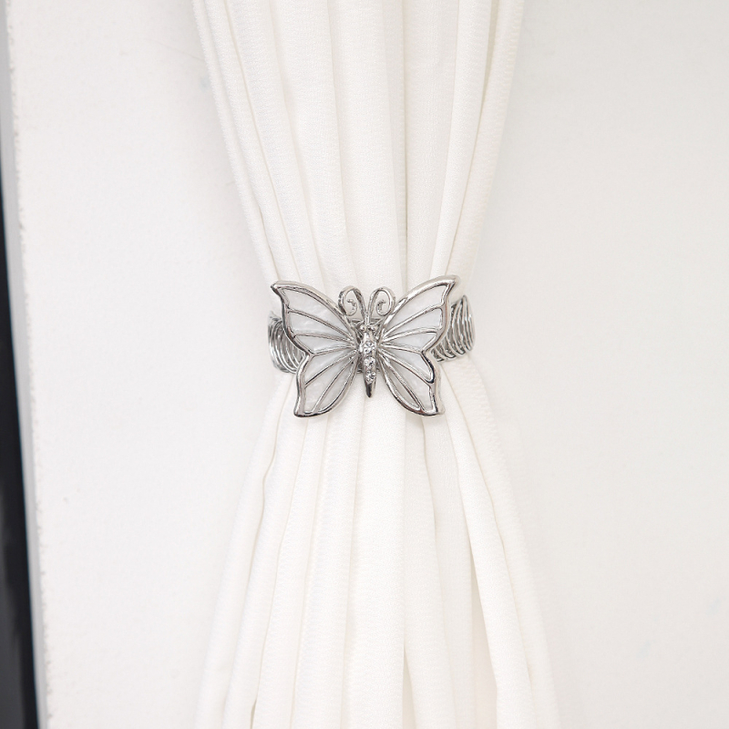 Fém függönyklipsz rugós automatikus összehúzással – Fan Yutong, modern egyszerű stílus, függöny tartozék