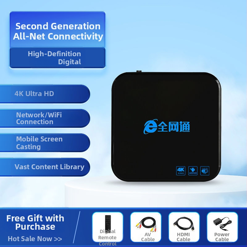 Tinklo televizijos set-top box su Wi‑Fi, 128 MB RAM, 480p raiška