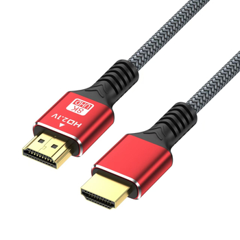 HDMI 2.1 kabelis, 8K60Hz, 1.5 m, auksu padengtas, skirtas PC/TV/projektoriui/monitoriui