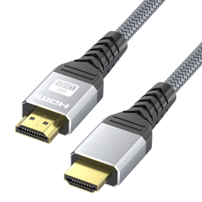 HDMI 2.1 kabelis, 8K60Hz, 1.5 m, auksu padengtas, skirtas PC/TV/projektoriui/monitoriui