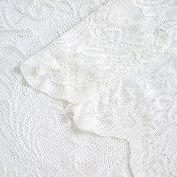 Franču mežģīņu durvju aizkars – poliesters, mežģīne un warp adījums, dekoratīvs, franču stils