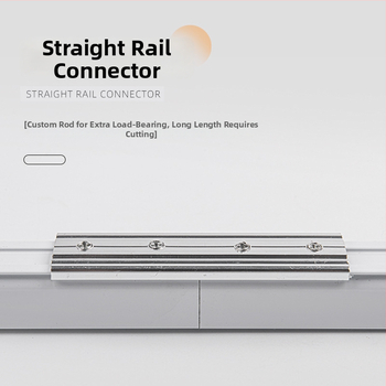 Sunki tylus užuolaidų takelis su dviguba takeliu, montuojamas viršuje ir šone, tiesus takelis