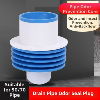 Plastikust blokeeritud põrandakanalisatsioon koos anti-odor tihendi ja tagasivoolu klapiga, Briti stiilis kanaliseerimine