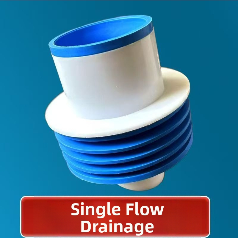 Plastikust blokeeritud põrandakanalisatsioon koos anti-odor tihendi ja tagasivoolu klapiga, Briti stiilis kanaliseerimine