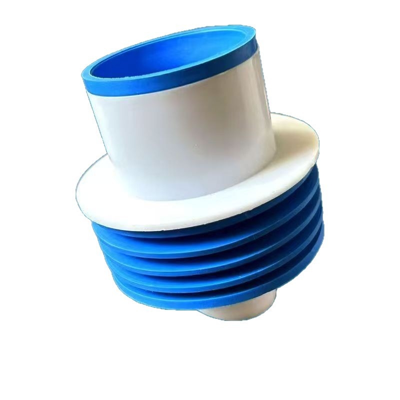 Пластмасов блокиран подов дренаж с антиароматичен уплътнител и клапан за обратно течение