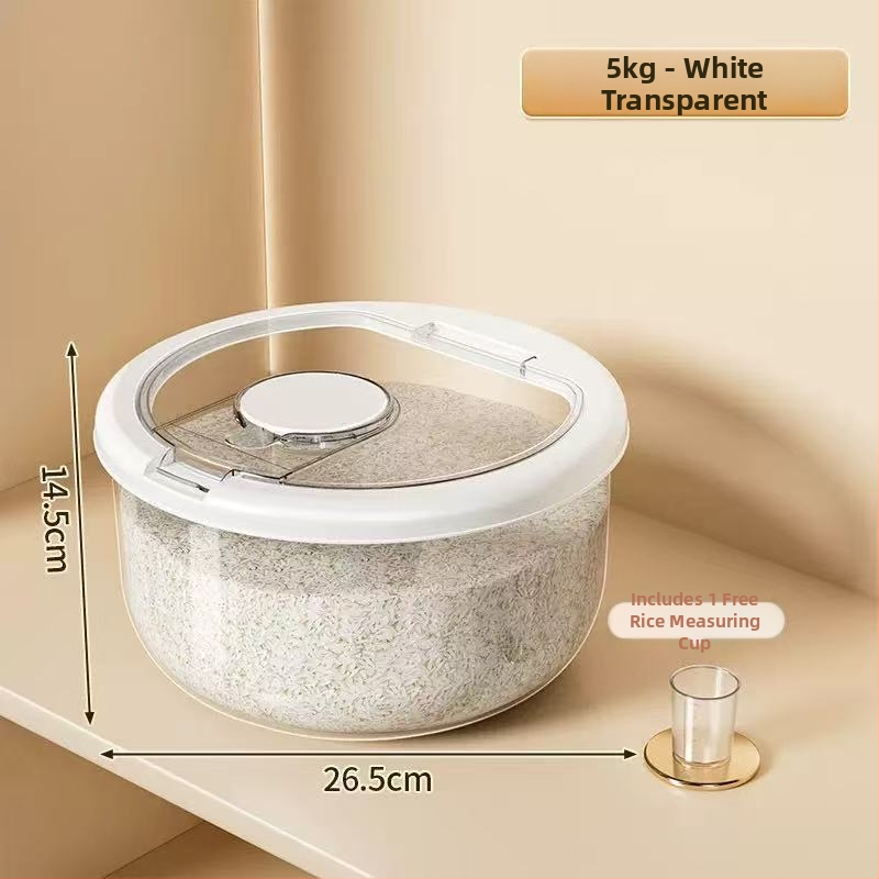 Ryžių laikymo dėžė — sandari, atspari drėgmei ir atbaido kenkėjus, maisto kokybės PP plastikas