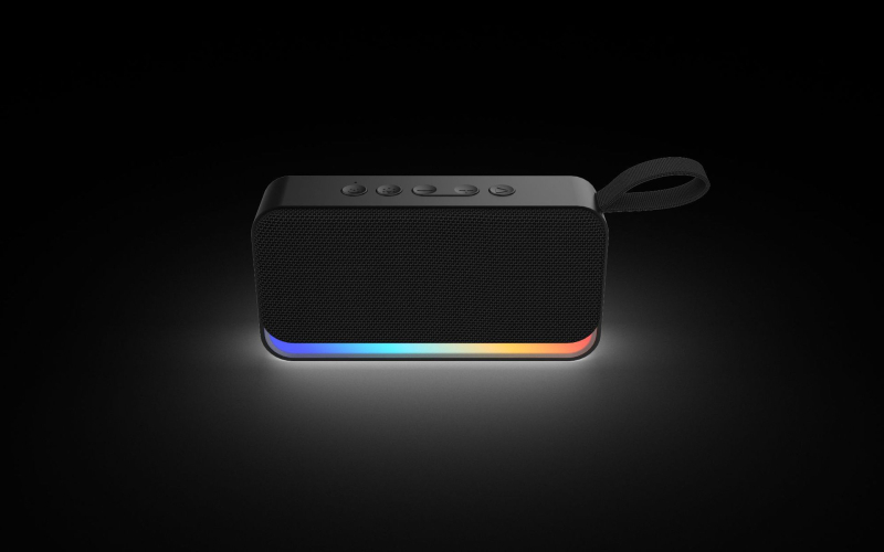 Bluetooth zvučnik s bežičnim subwooferom, prenosna tkanina ručka, slot za karticu, kreativni poklon