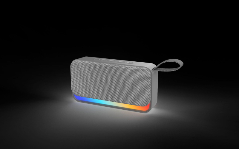 Bluetooth zvučnik s bežičnim subwooferom, prenosna tkanina ručka, slot za karticu, kreativni poklon