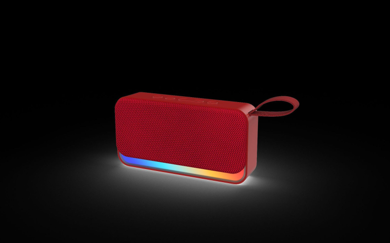 Bluetooth zvučnik s bežičnim subwooferom, prenosna tkanina ručka, slot za karticu, kreativni poklon