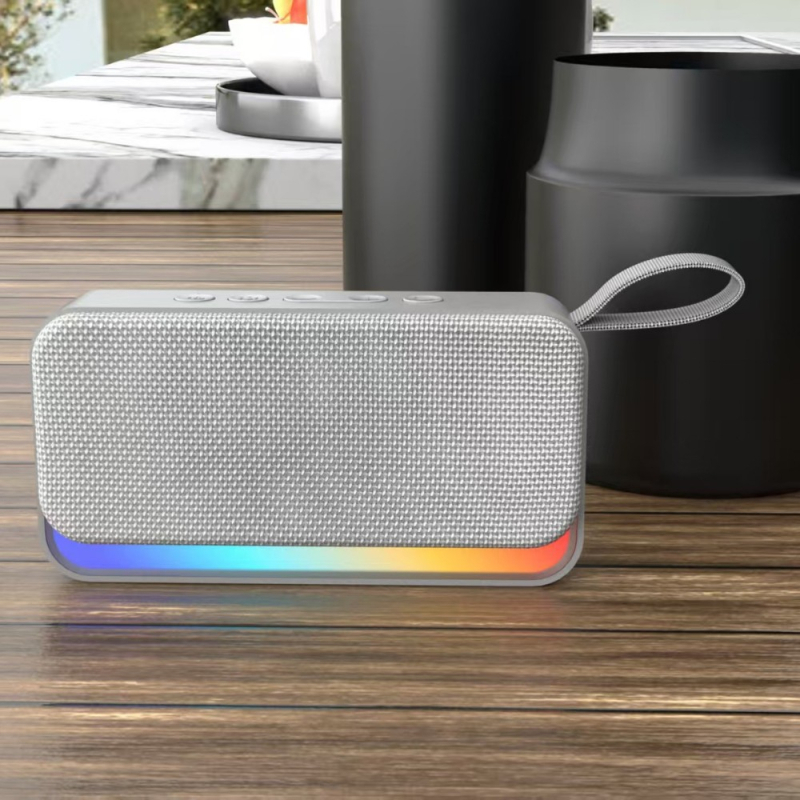 Bluetooth zvučnik s bežičnim subwooferom, prenosna tkanina ručka, slot za karticu, kreativni poklon