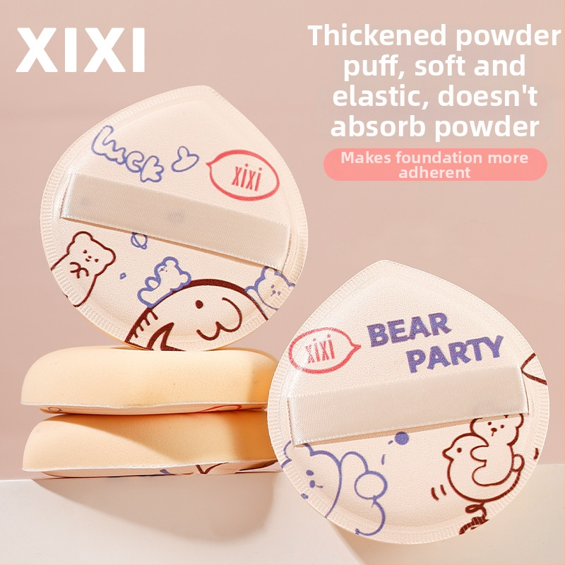 Pūderes pūdelis – sausai un mitrai lietošanai, materiāls: sūklis, zīmols: xixi, 1 gab