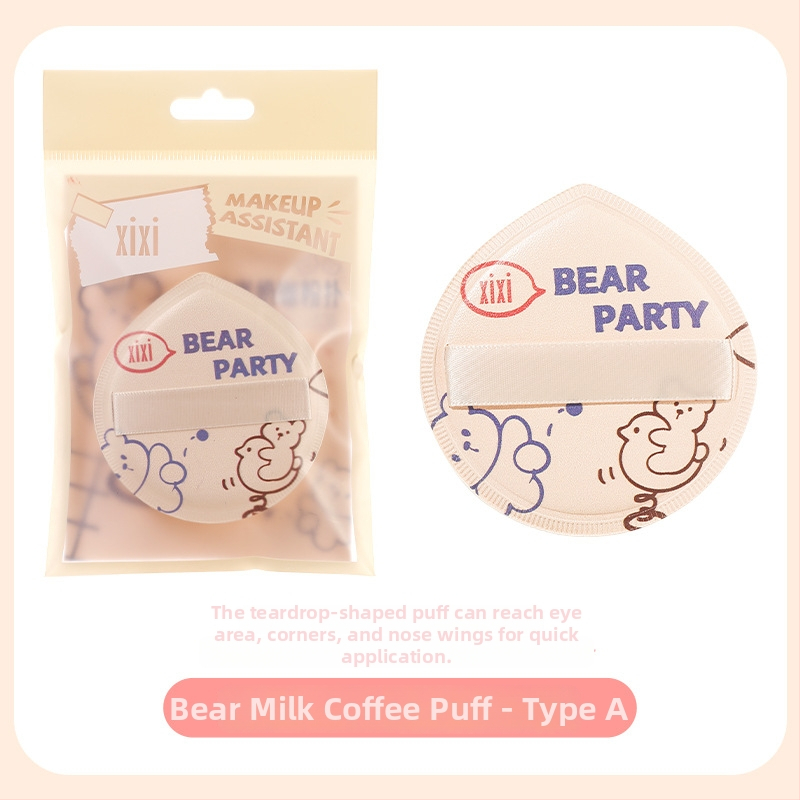 Pūderes pūdelis – sausai un mitrai lietošanai, materiāls: sūklis, zīmols: xixi, 1 gab