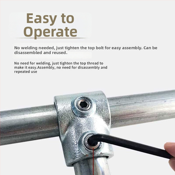 Bez zváracích spojov pre oceľové rúry na stenu a podlahu – základný set pre pevné spoje, horúco pozinkovaná oceľ, rôzne modely