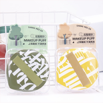 Kompaktā pūdera pūdelis – mitra un sausa lietošana, hidrofilais poliuretāns, pilienveida vai neregulāra forma, 1 iepakojums