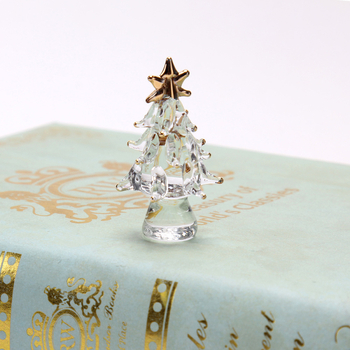 Stiklo Kalėdų eglutės papuošalas, vientisas gabalas (Medžiaga: stiklas; Prekės ženklas: Meilida; Pakuotė: dėžutė; Dovana: tinkama kaip asmeninė dovana)