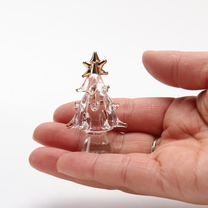 Stiklo Kalėdų eglutės papuošalas, vientisas gabalas (Medžiaga: stiklas; Prekės ženklas: Meilida; Pakuotė: dėžutė; Dovana: tinkama kaip asmeninė dovana)