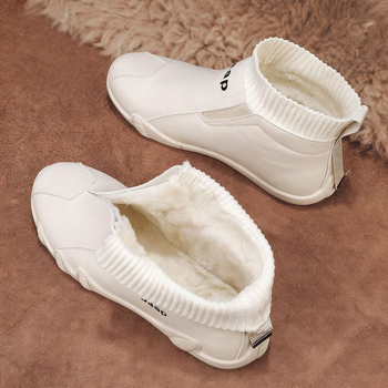 Vyriski aukštos kokybės žieminiai botai, PU viršus, PVC padai, atsparūs vandeniui, veliūrinė vidinė danga, aukštas batų galas, žiema 2025