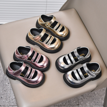 Meitenēm - Romā sandales vasaras princeses stilā, PU augšējā daļa, gumijas zole, Velcro aizdare, antislīdēšana, zems augšējais