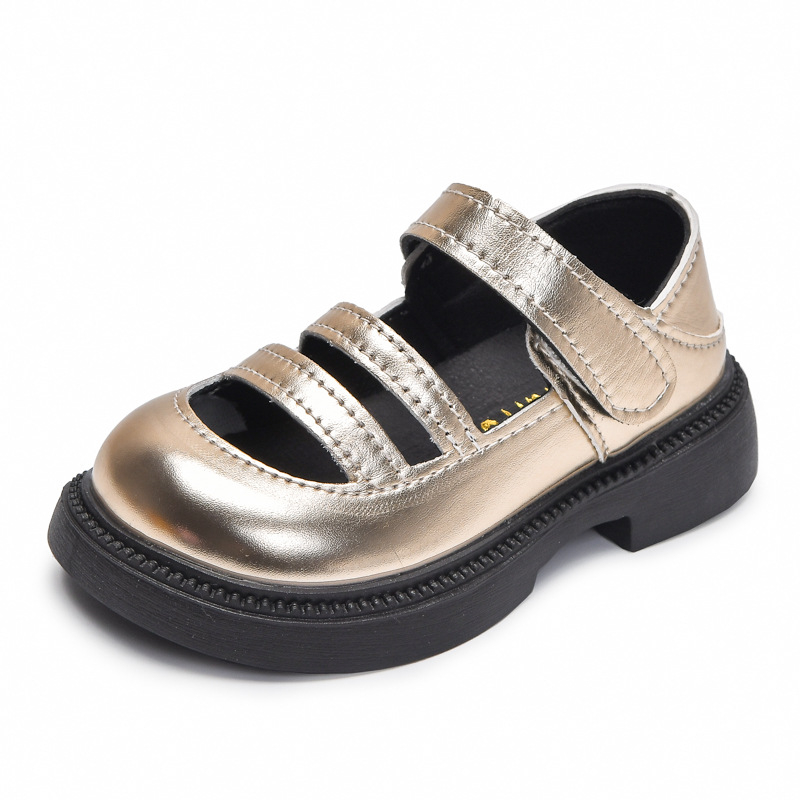 Meitenēm - Romā sandales vasaras princeses stilā, PU augšējā daļa, gumijas zole, Velcro aizdare, antislīdēšana, zems augšējais