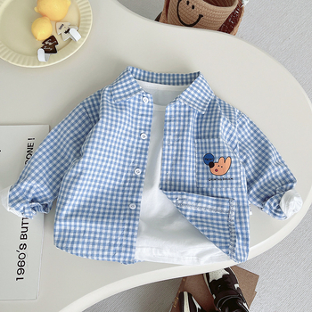 Laste särk pikkade varrukatega, korea stiilis, puuvill 95%, vanusegrupp 1–3 a, unisex