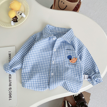 Laste särk pikkade varrukatega, korea stiilis, puuvill 95%, vanusegrupp 1–3 a, unisex