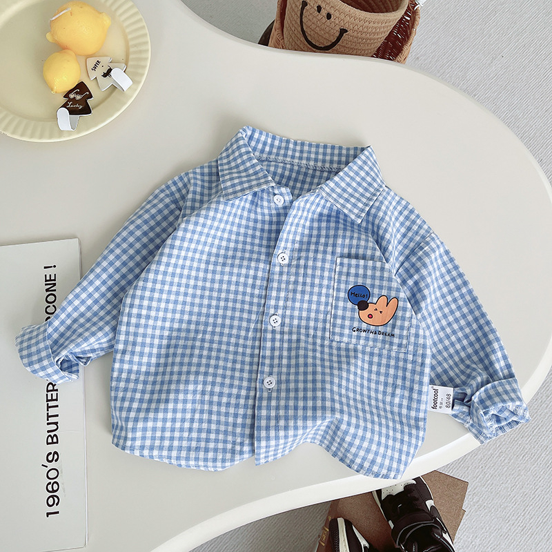 Laste särk pikkade varrukatega, korea stiilis, puuvill 95%, vanusegrupp 1–3 a, unisex