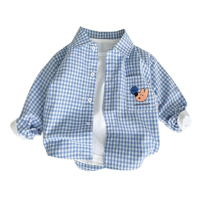 Laste särk pikkade varrukatega, korea stiilis, puuvill 95%, vanusegrupp 1–3 a, unisex