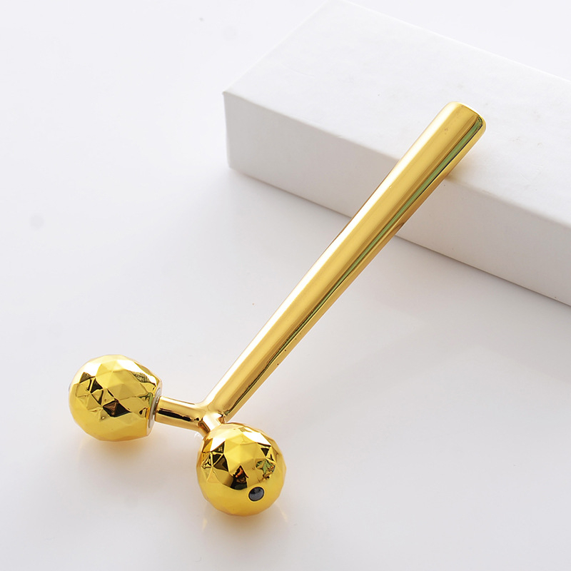 3D masāžas nūja — metāla rullis, sejas tonizēšana, ultraskaņas vibrācijas