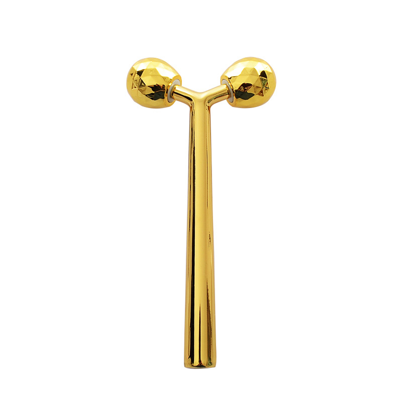 3D masāžas nūja — metāla rullis, sejas tonizēšana, ultraskaņas vibrācijas