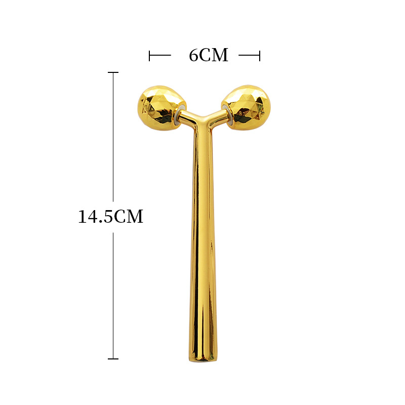 3D masāžas nūja — metāla rullis, sejas tonizēšana, ultraskaņas vibrācijas