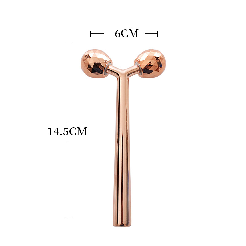 3D masāžas nūja — metāla rullis, sejas tonizēšana, ultraskaņas vibrācijas