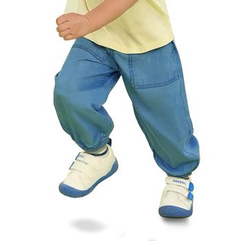 Djeca Lyocell hlače, ležerni stil / traperice, 100% Lyocell, srednji pojas, uzrast 3–8 godina