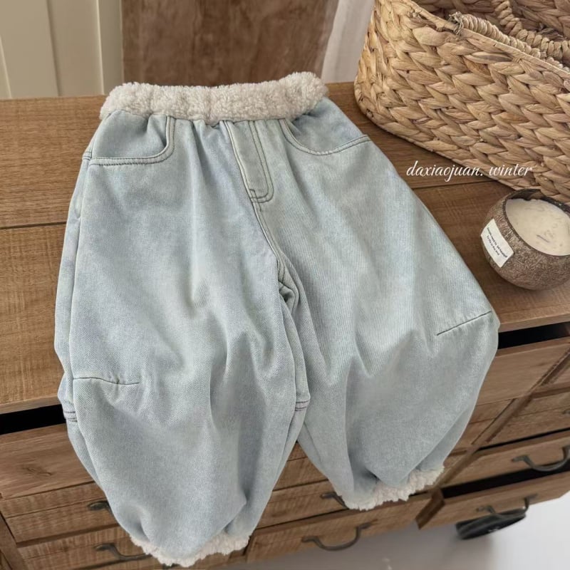 Laste džinid, Korea põhistiil, puuvill 85,1%, lastele 3–8 aastat, 2025. aasta sügis, pehme töötlemine