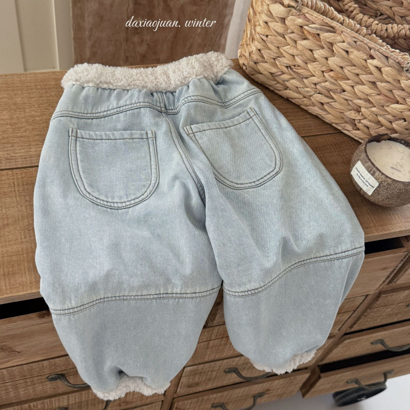 Laste džinid, Korea põhistiil, puuvill 85,1%, lastele 3–8 aastat, 2025. aasta sügis, pehme töötlemine