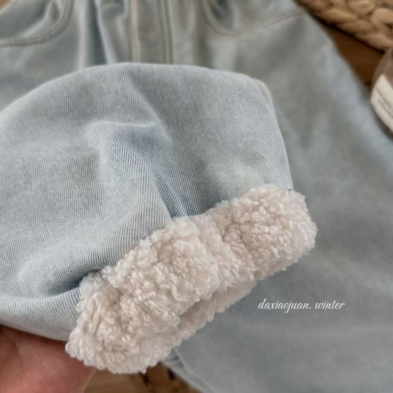 Laste džinid, Korea põhistiil, puuvill 85,1%, lastele 3–8 aastat, 2025. aasta sügis, pehme töötlemine